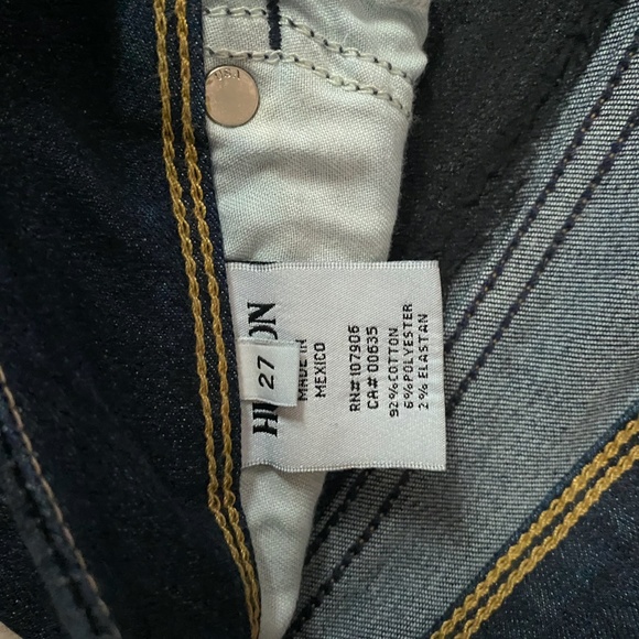 Hudson Denim Ginny Crop Straight Cuff Jeans | 27 - Picture 4 of 6